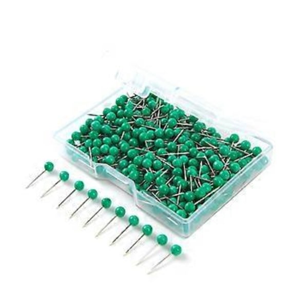 Färgade Sytrådsnålar Bollformade Långa Quiltingnålar för Tygsömnad DIY Smycken Klädtillbehör 4mm green