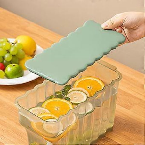 Kold Drikke Juicekander Drikkevare Dispensere Juicebeholder med låg Køleskabe Drikkevare Dispensere til Køkken Bar Bryllup Grøn Green
