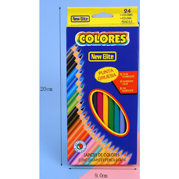 Färgpennor för barn, medium spets - Blandade färger,