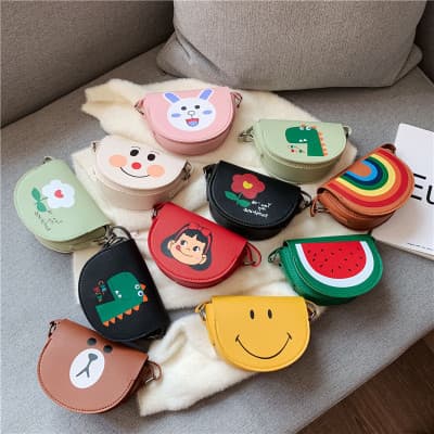 Frukt Djurväskor, Frukt Axelremsväska Crossbody - Grön Vattenmelon