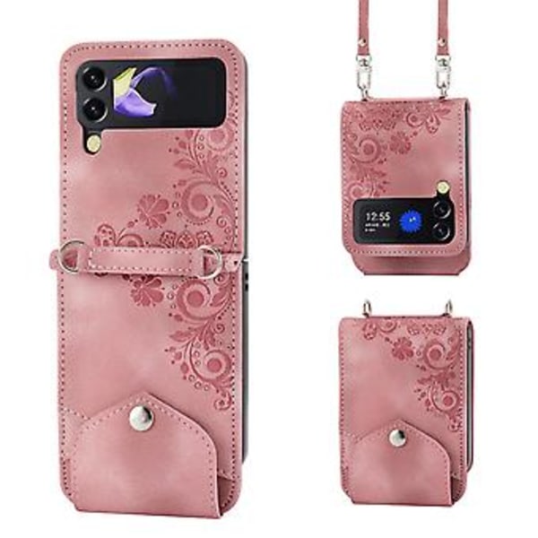 Ihoa myötäilevä nahkakotelo Samsung Galaxy Z Flip4:lle