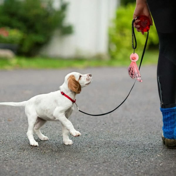 6 hundbajspåsehållare (5 färger), hundbajspåsehållare, avfall B