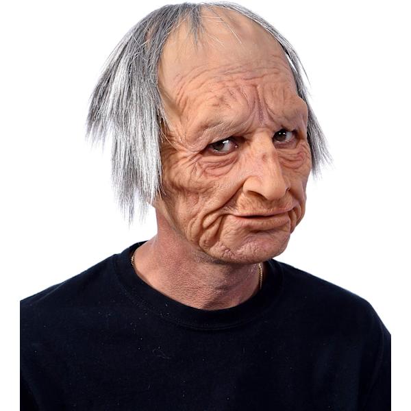 Halloween Ferie Sjov Maske Supersoft Gammel Mand Voksen Maske Supers