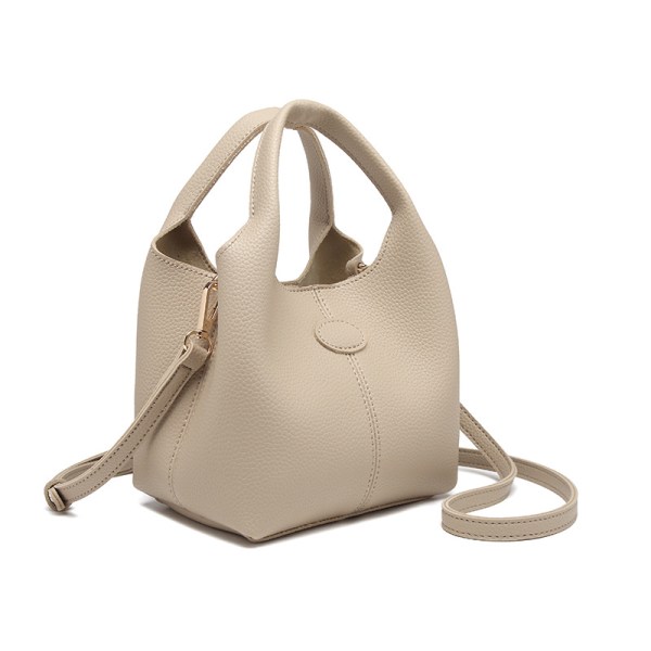 Mjukt läder ny handväska, nischväska, en axel crossbody dam