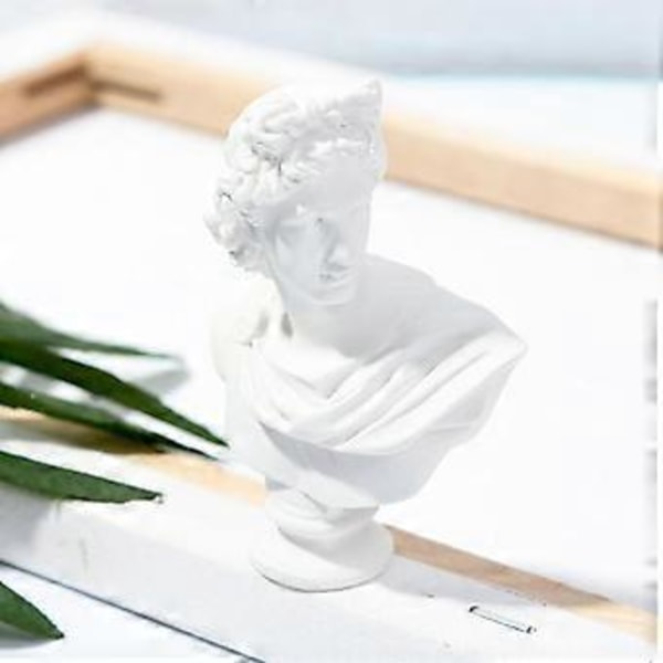6 cm Klassisk Grekisk Huvudbyst Staty Skulptur Figurin Heminredning Staty (Apollo) Apollo