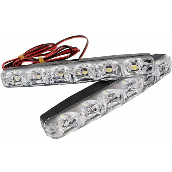 2 stk. 6 LED-kørelys til biler