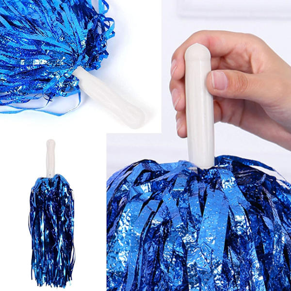 Vihreät Niuhong Cheerleader-pompomit Kiiltävät Metalliset Cheer-pallot Farben