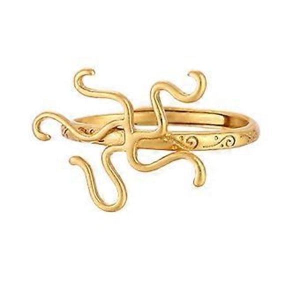 Kloringe Blank Justerbare Messingringe Baser Fingerringe Base til DIY Smykkefremstilling Indlagt Krystal Turkis Ædelsten Guld Gold G