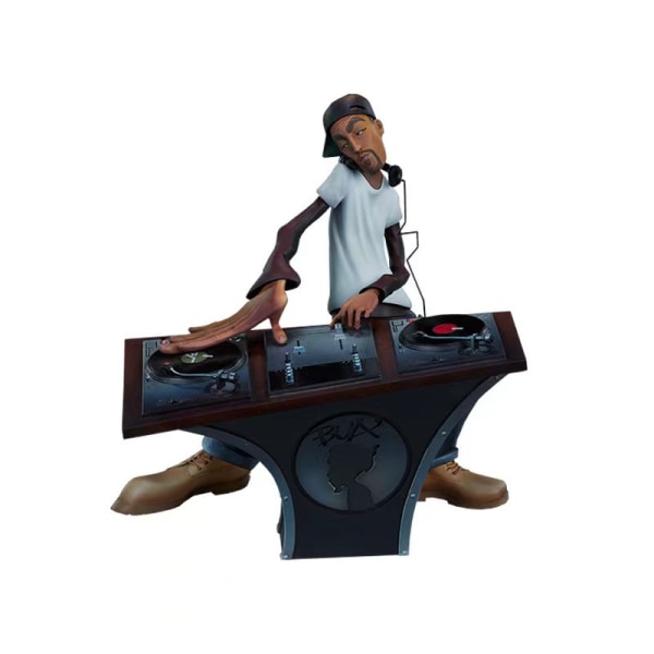 Mini Resin Smykker Kunstner DJ Vert Hip Hop Morsom Rap Karakter Hjem