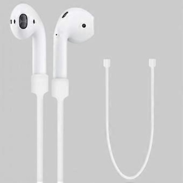 55CM Øretelefonstropp for Airpods TWS Anti-Mistet Stropp Silikon Snor Tau for Bluetooth