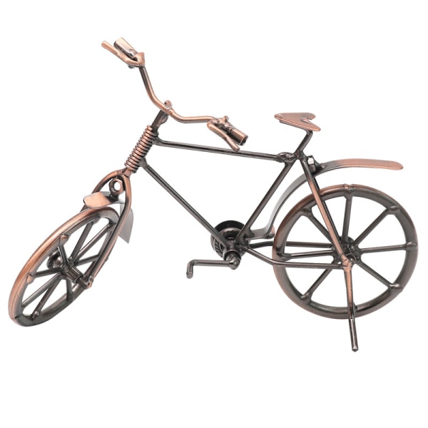 1 stk sykkelmodell, vintage kunst hjemmekontor dekorasjon metall håndverk