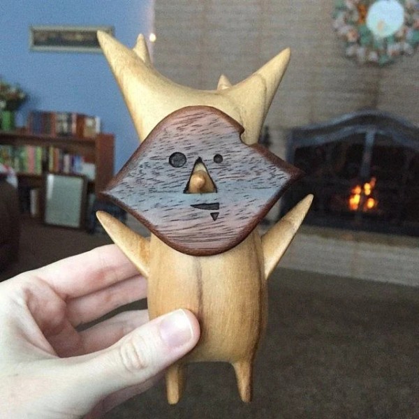 Puinen perhe, käsityölahja Zelda Breath of the Wild -pelin ystäville