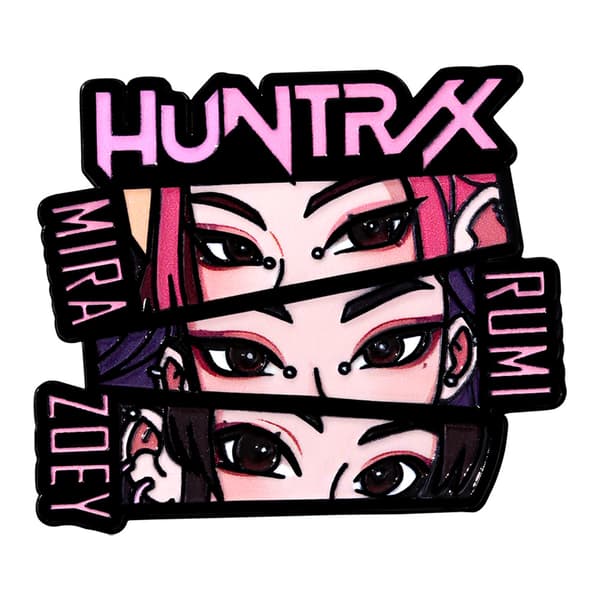 Set med 8 K-POP Witch Hunters Group Pins, Metallmärke Tillbehör