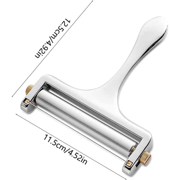Ostskärare, justerbar ostskärare i rostfritt stål, Adjusta