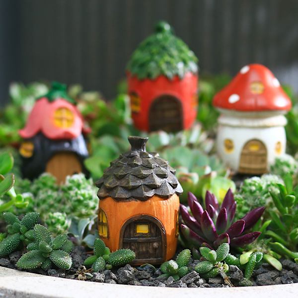 Svampehave statue vandtæt harpiks sommerhus figur til udendørs