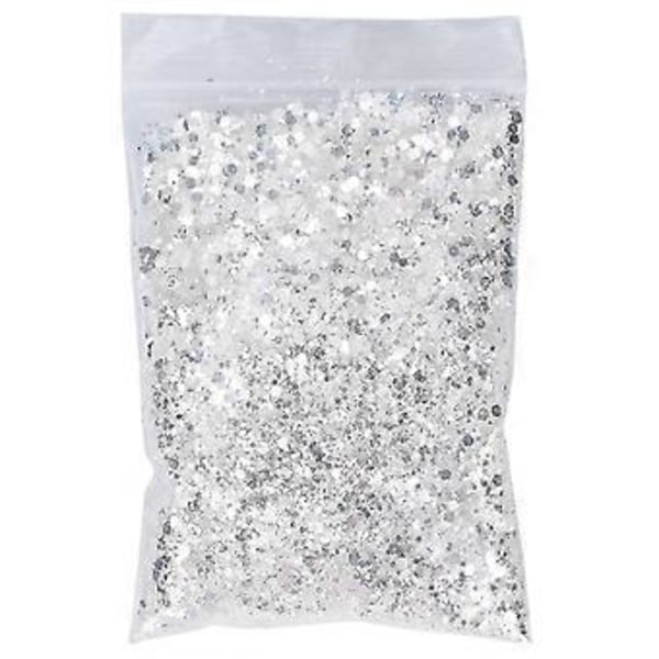 50g Super Bright Glitter Paljetter Hexagonal Form Glitter Ansikte Kropp Öga Nagelkonst Dekoration Glitter