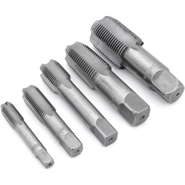 5 stk. BSP Rørgevind 55 Grader Tap G1/8 G1/4 G3/8 G1/2 G3/4