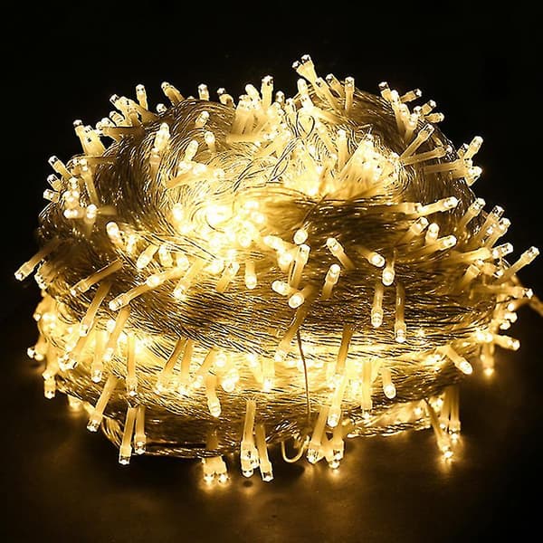 Thrisdar 50m Jul LED-ljusslinga Fe-ljus Utomhus (varmvit)