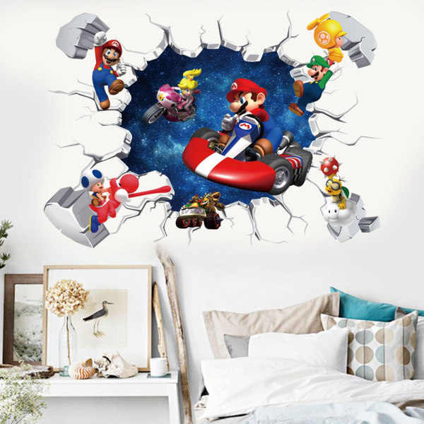 2-pakning for Nintendo New Super Mario Bros Build a Scene Peel and