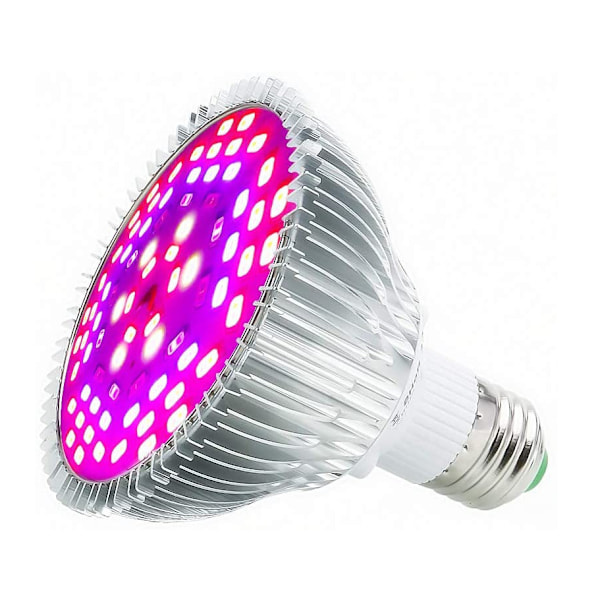 30W 40LED Pære Vækstlys E27 Plantevækstlys med 7 Bølgelængder