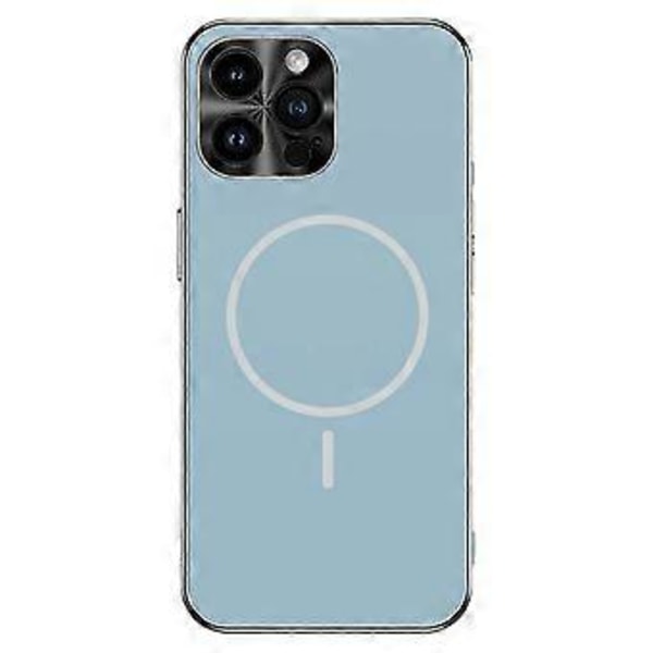Skal för iPhone 14 Pro Kompatibelt med MagSafe Akryl+TPU Airbag Skydd Mobilskal Blue