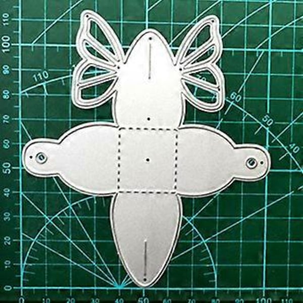 Godispresentförpackning Stansar Fjärilslåda Metallskärande Dies DIY Prägling Scrapbooking Album-Fotoramstillverkning Dekorationer