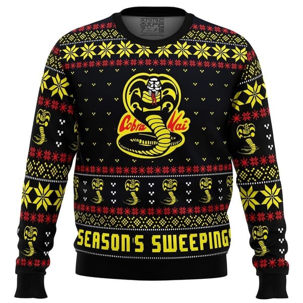 Julesweater, 3D Digital Print Crewneck Pullover - K28 - Størrelse L L