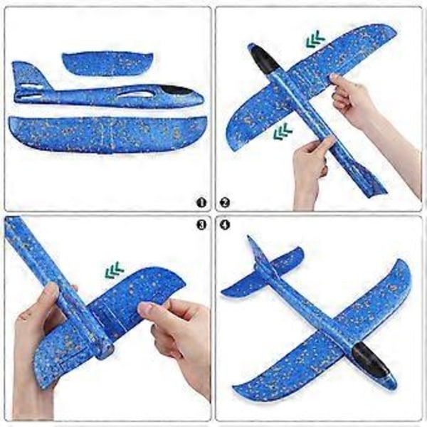 Toyvian 3 kpl Liitävät Lento Lelut Kevyet Heittokoneet Hauskat Lelut Juhlapalvelukset Lapsille 3 Laskuvarjojääkärin Kanssa (Satunnainen Väri)