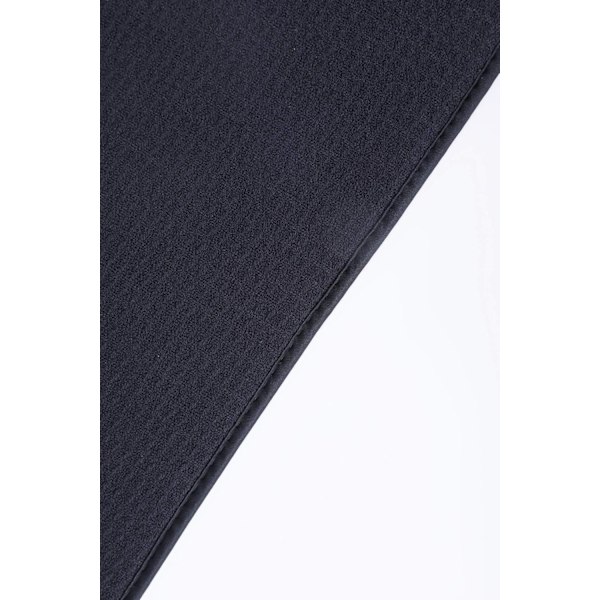 Set med 2 svarta mikrofiber torkmattor Disktorkmatta Absorberande Q