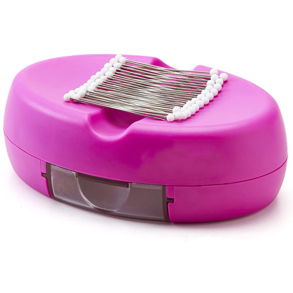 Magnetisk Nåldyna med Låda (Fuchsia)