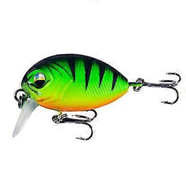 Hard VIB sluker 1 stk 3.8cm 3.8g Fiskeagn med treblekroker Crankbait Wobblere