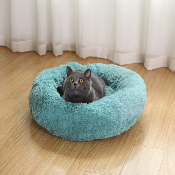 1st Inne katthus säng, söt mjuk säng för katt-40cm i diameter
