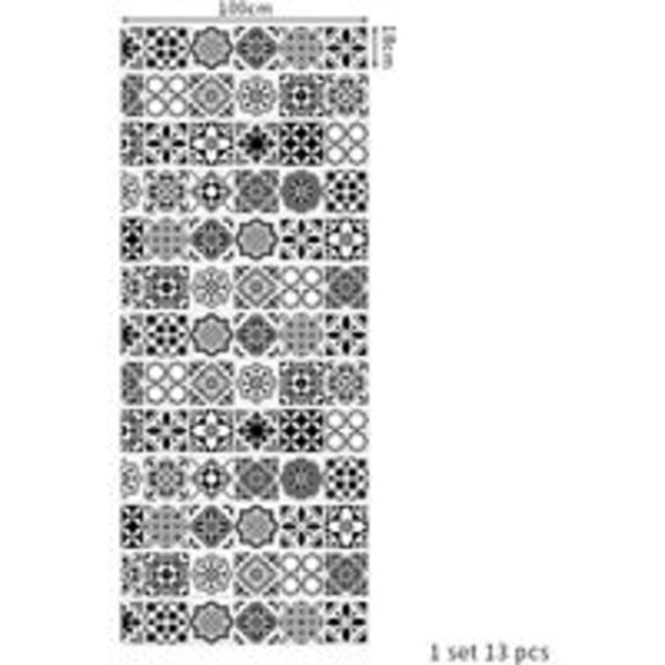 18x100cmx13 st självhäftande trappstegsklisteretiketter Självhäftande ce
