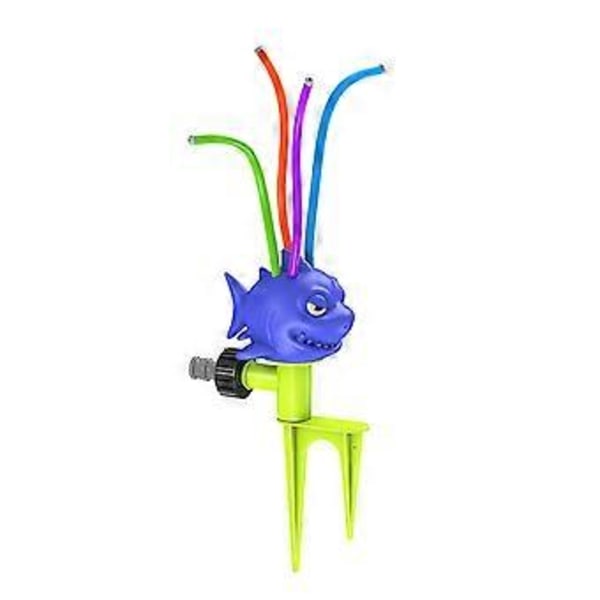 Tegneserie Vandspreder Børn Sprøjte Vand Legetøj Sprøjte Legetøj Spreder Strand Udendørs Svømme Legetøj Have Gård Forsyninger Shark sprinkler