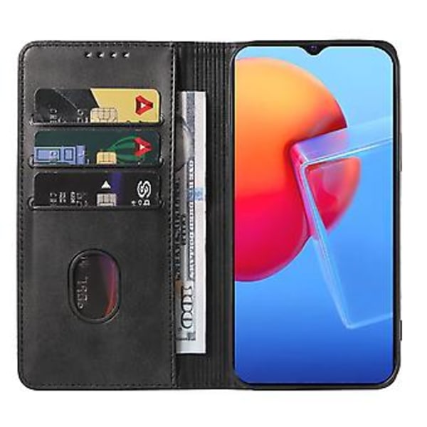 Läderfodral för vivo Y51 2020 (Indien) / Y31 2021 Black