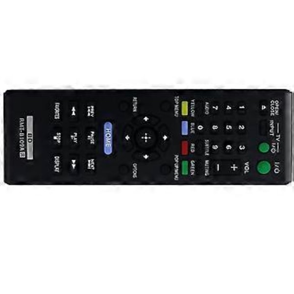 Fjernbetjening RMT-B109A erstatning for Sony DVD-afspiller BDP-S380 BDP-S580 BDP-S480 BDP-BX38 BDP-S280 BD