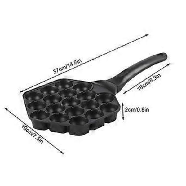 Non-Stick Takoyaki Maker Bakform Plåt Stekpanna Köksredskap Matlagningsverktyg