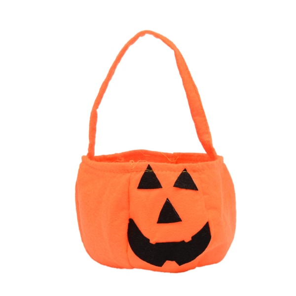 3 stk Halloween 3D græskarpose Non-woven slikpose Børnetaske