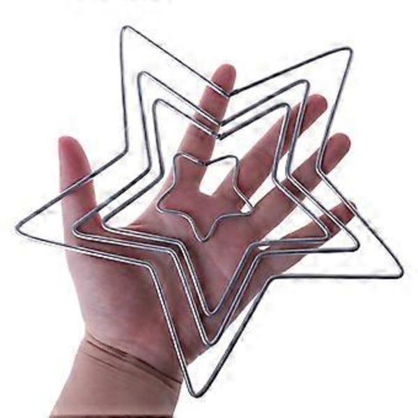 Stjärndrömfångarring DIY Dekor Väggdekoration Hantverksprojekt Ornament för DIY Hem Ytterdörr Hängande Girlang 20cm 20cm