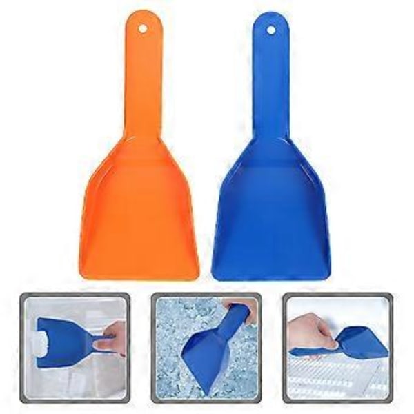2 stk. Scoop Spade Snø Scoop Utility Snø Spade Bil Kjøleskap Rengjøringsspade