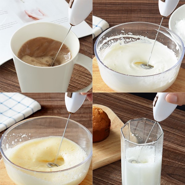Elektrisk trådløs boblemixer eggpisker brød eggpisker