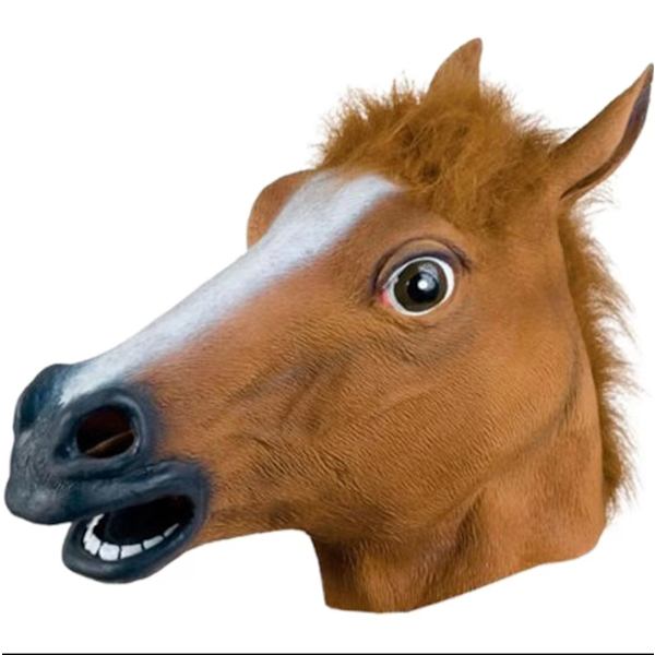 1PC Brun Latexmaske Hode Halloween Kostymefest Latexmaske Anim