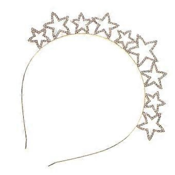 1 stk. Skinnende Rhinestone Hårbøjle Kreativ Stjerne Hår Dejlig Dame Hovedbeklædning