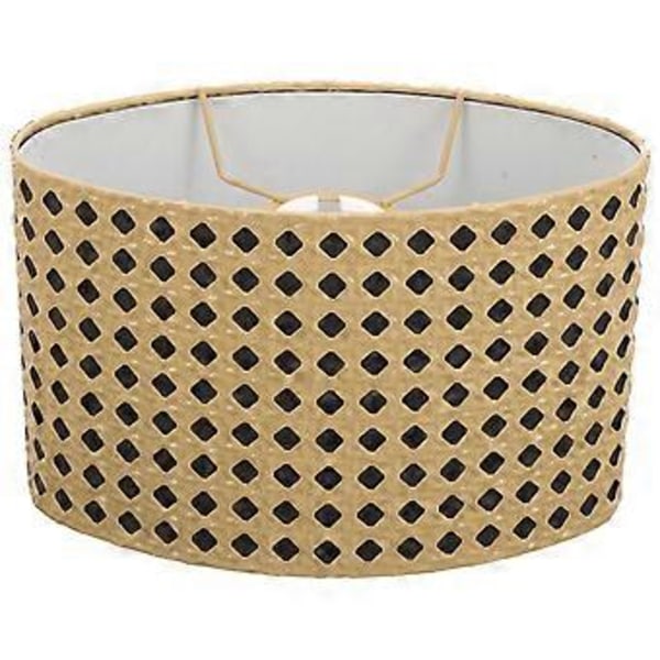 Metall Ihålig Oval Lampskärm Lampskydd Modern Lampskärm E27/E14 Metall Lampskärm Heminredning Yellow
