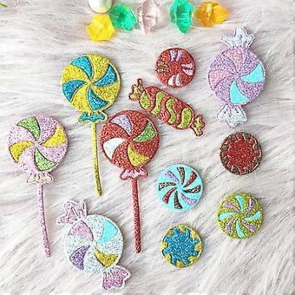 Lollipop Candy Metallileikkurit Scrapbooking Stencil Leikkurit Kortti Kohokuviointi DIY Valokuva-albumi Malli Muotti