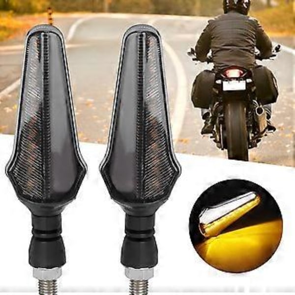 Par med 24LED Universella Blinkersindikatorer för Motorcykel, Modifieringstillbehör