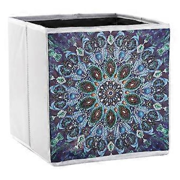5D DIY diamantmaleri Oppbevaringsboks Reisekrystallbeholder Etui Organiserere Diamantbroderi Håndverk Julebryllupsfest Bursdagsgaver(E) E