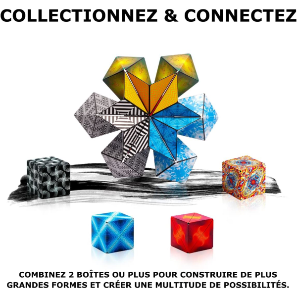 One Piece (Kosmisk Lila) Magnetisk Rubiks Kub Tredimensionell