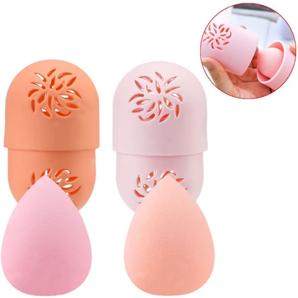 Silikonsvamp för smink, 3-pack