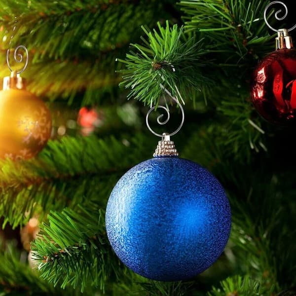 Julekulekroker, 100 stk Julekrok Ornament S-formet Ha